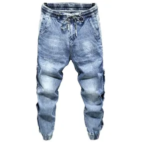 West Louis™ Side Rivets Stretch Jogger Jeans